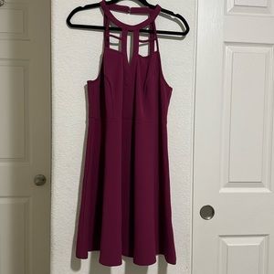 FOREVER 21+ Cut-Out Halter Skater Dress